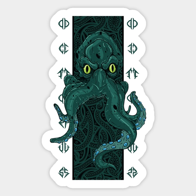 Octopus Sticker by visualangel